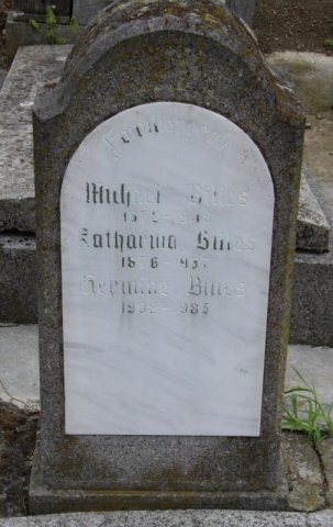 Billes Michael 1872-1948 Zerbes Katharina 1876-1957 Grabstein
